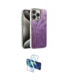 ieg™ iPhone 16 Pro Max Kılıf Zirve Modern Prime - Siyah 3D Antistatik Seramik Nano Ekran Koruyucu