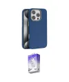 ieg™ iPhone 16 Pro Max Kılıf Zirve Modern Prime - Siyah Bilvis 5in1 3D Magic Cam Ekran Koruyucu