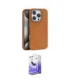ieg™ iPhone 16 Pro Max Kılıf Zirve Modern Prime - Siyah Bilvis 5in1 5D Magic Hayalet Cam Ekran Koruyucu