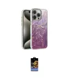 ieg™ iPhone 16 Pro Max Kılıf Zirve Modern Prime - Siyah Buffer Hayalet Cam Ekran Koruyucu