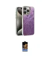 ieg™ iPhone 16 Pro Max Kılıf Zirve Modern Prime - Siyah Buffer Hayalet Cam Ekran Koruyucu
