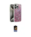 ieg™ iPhone 16 Pro Max Kılıf Zirve Modern Prime - Siyah Buffer Hayalet Cam Ekran Koruyucu
