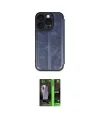 ieg™ iPhone 16 Pro Max Kılıf Zirve Yansıma Serisi - Şeffaf 360 Full Body Arka Koruyucu
