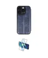 ieg™ iPhone 16 Pro Max Kılıf Zirve Yansıma Serisi - Siyah 3D Antistatik Seramik Nano Ekran Koruyucu