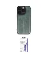 ieg™ iPhone 16 Pro Max Kılıf Zirve Yansıma Serisi - Siyah Bilvis 3X AR HD Cam Ekran Koruyucu