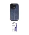 ieg™ iPhone 16 Pro Max Kılıf Zirve Yansıma Serisi - Siyah Bilvis 3X AR HD Cam Ekran Koruyucu