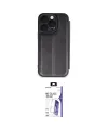 ieg™ iPhone 16 Pro Max Kılıf Zirve Yansıma Serisi - Siyah Bilvis 3X AR HD Cam Ekran Koruyucu