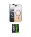 ieg™ iPhone 16E Kılıf Ahenk Doku Özel Seri - Şeffaf 360 Full Body Arka Koruyucu