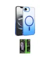 ieg™ iPhone 16E Kılıf Ahenk Doku Özel Seri - Şeffaf 360 Full Body Arka Koruyucu