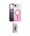 ieg™ iPhone 16E Kılıf Ahenk Doku Özel Seri - Siyah Bilvis 3D Cam Ekran Koruyucu
