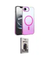 ieg™ iPhone 16E Kılıf Ahenk Doku Özel Seri - Siyah Bilvis Hayalet Cam Ekran Koruyucu
