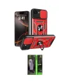 ieg™ iPhone 16E Kılıf Ahenk Klasik - Şeffaf 360 Full Body Arka Koruyucu