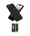 ieg™ iPhone 16E Kılıf Ahenk Serisi - Şeffaf 360 Full Body Arka Koruyucu