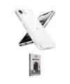 ieg™ iPhone 16E Kılıf Ahenk Yansıma Prime - Siyah Bilvis Hayalet Cam Ekran Koruyucu
