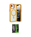 ieg™ iPhone 16E Kılıf Akış Form - Şeffaf 360 Full Body Arka Koruyucu