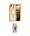ieg™ iPhone 16E Kılıf Akış Form - Siyah Bilvis 3D Cam Ekran Koruyucu