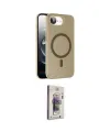 ieg™ iPhone 16E Kılıf Çekirdek Modern Prime - Siyah Bilvis 3D Cam Ekran Koruyucu