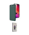 ieg™ iPhone 16E Kılıf Doruk Klasik Özel Seri - Siyah Bilvis 3D Cam Ekran Koruyucu