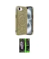 ieg™ iPhone 16E Kılıf Eksen Çizgi - Şeffaf 360 Full Body Arka Koruyucu