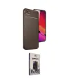 ieg™ iPhone 16E Kılıf Eksen Form Prime - Siyah Bilvis Hayalet Cam Ekran Koruyucu