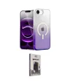 ieg™ iPhone 16E Kılıf Eksen Minimal Özel Seri - Siyah Bilvis Hayalet Cam Ekran Koruyucu