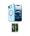 ieg™ iPhone 16E Kılıf Kıvılcım Form Prime - Şeffaf 360 Full Body Arka Koruyucu