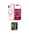 ieg™ iPhone 16E Kılıf Kıvılcım Form Prime - Şeffaf 360 Full Body Arka Koruyucu