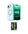 ieg™ iPhone 16E Kılıf Kıvılcım Form Prime - Şeffaf 360 Full Body Arka Koruyucu