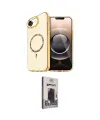ieg™ iPhone 16E Kılıf Kıvılcım Form Prime - Siyah Bilvis Hayalet Cam Ekran Koruyucu