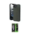 ieg™ iPhone 16E Kılıf Kıvılcım Işık Serisi - Şeffaf 360 Full Body Arka Koruyucu