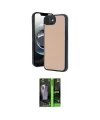 ieg™ iPhone 16E Kılıf Kıvılcım Işık Serisi - Şeffaf 360 Full Body Arka Koruyucu