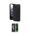 ieg™ iPhone 16E Kılıf Kıvılcım Işık Serisi - Şeffaf 360 Full Body Arka Koruyucu