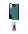 ieg™ iPhone 16E Kılıf Kıvılcım Işık Serisi - Siyah Bilvis Hayalet Cam Ekran Koruyucu