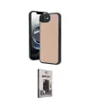 ieg™ iPhone 16E Kılıf Kıvılcım Işık Serisi - Siyah Bilvis Hayalet Cam Ekran Koruyucu