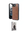 ieg™ iPhone 16E Kılıf Kıvılcım Işık Serisi - Siyah Bilvis Hayalet Cam Ekran Koruyucu