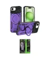 ieg™ iPhone 16E Kılıf Kıvılcım Modern Serisi - Şeffaf 360 Full Body Arka Koruyucu
