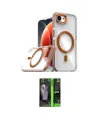 ieg™ iPhone 16E Kılıf Kozmos Doku Koleksiyonu - Şeffaf 360 Full Body Arka Koruyucu