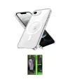 ieg™ iPhone 16E Kılıf Kutup Klasik Serisi - Şeffaf 360 Full Body Arka Koruyucu