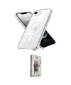 ieg™ iPhone 16E Kılıf Kutup Klasik Serisi - Siyah Bilvis 3D Cam Ekran Koruyucu