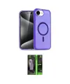 ieg™ iPhone 16E Kılıf Nova Asil Prime - Şeffaf 360 Full Body Arka Koruyucu
