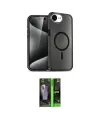 ieg™ iPhone 16E Kılıf Nova Asil Prime - Şeffaf 360 Full Body Arka Koruyucu