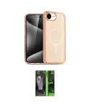 ieg™ iPhone 16E Kılıf Nova Asil Prime - Şeffaf 360 Full Body Arka Koruyucu