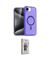 ieg™ iPhone 16E Kılıf Nova Asil Prime - Siyah Bilvis 3D Cam Ekran Koruyucu