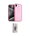 ieg™ iPhone 16E Kılıf Nova Asil Prime - Siyah Bilvis 3D Cam Ekran Koruyucu