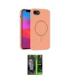ieg™ iPhone 16E Kılıf Siluet Doku Özel Seri - Şeffaf 360 Full Body Arka Koruyucu
