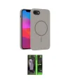 ieg™ iPhone 16E Kılıf Siluet Doku Özel Seri - Şeffaf 360 Full Body Arka Koruyucu