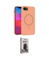 ieg™ iPhone 16E Kılıf Siluet Doku Özel Seri - Siyah Bilvis Hayalet Cam Ekran Koruyucu