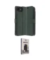 ieg™ iPhone 16E Kılıf Siluet Işık Serisi - Siyah Bilvis Hayalet Cam Ekran Koruyucu