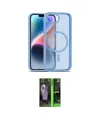ieg™ iPhone 16E Kılıf Siluet Minimal Prime - Şeffaf 360 Full Body Arka Koruyucu
