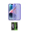 ieg™ iPhone 16E Kılıf Siluet Minimal Prime - Şeffaf 360 Full Body Arka Koruyucu